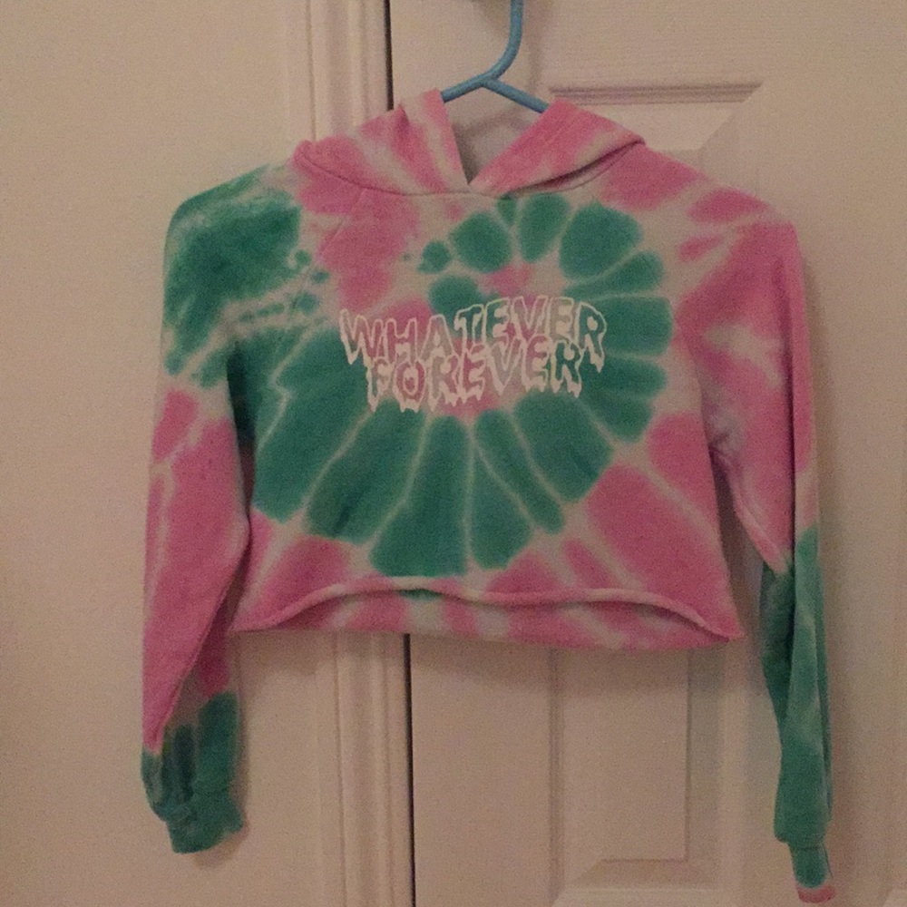 Kids cropped forever 21 hoodie